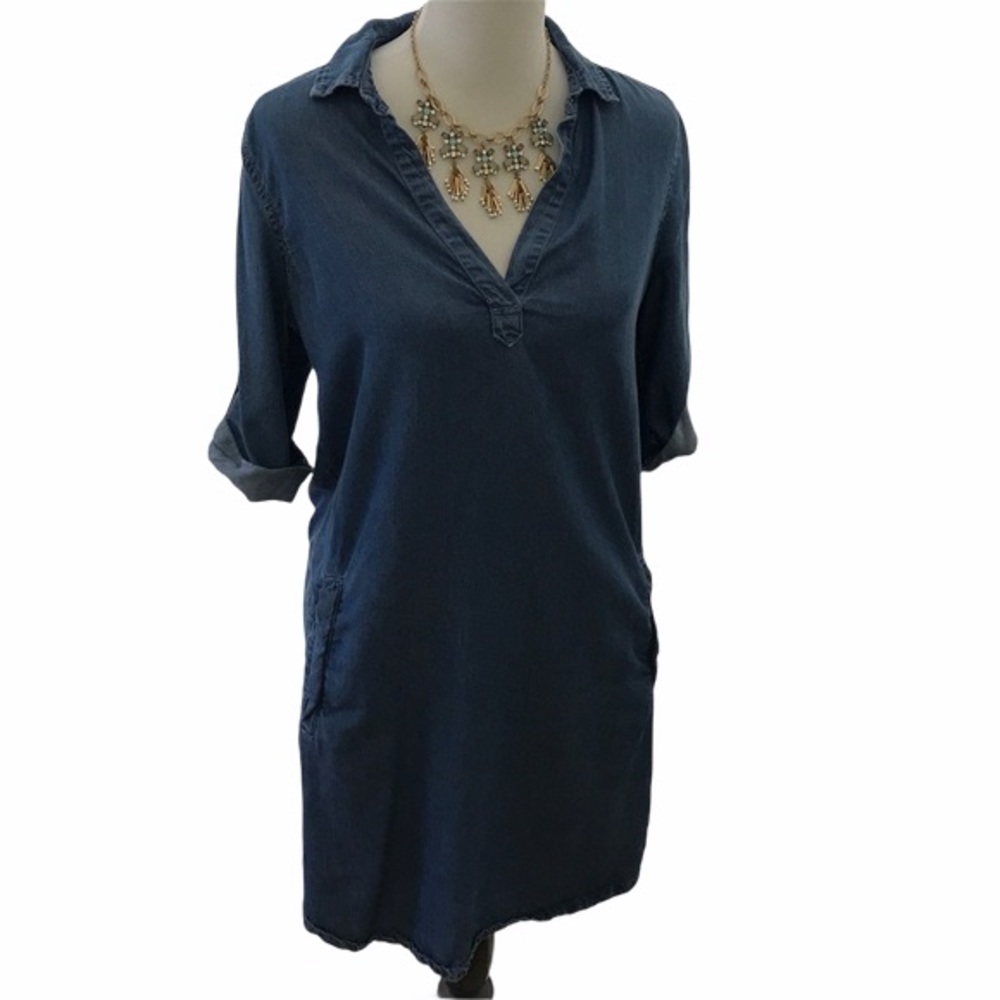 Sexy jean shirt dress!